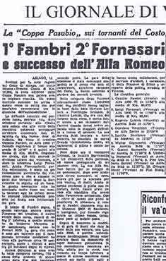 1953 - Fornasari - giornale di Vicenza